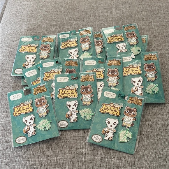 Nintendo Accessories - ❗️FINAL❗️🆕 Animal Crossing Nintendo Lapel Pin Sets *Wholesale Lot*